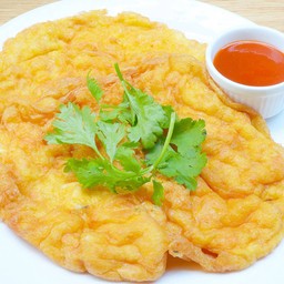 ไข่เจียวกุ้ง [ชุดกับ]