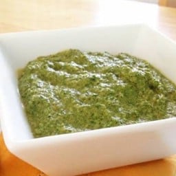 Plain Palak spinach with herbs and spice
