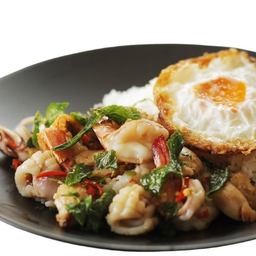 ข้าวกระเพราซีฟู๊ด