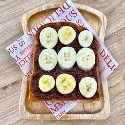 ปังปิ้งนูเทล่า+กล้วย