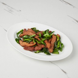 หมูแดดเดียวใบมะกรูดกรอบ