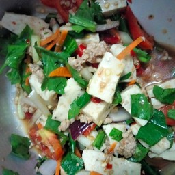 ยำหมูยอญวนหมูสับ