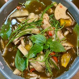 แกงเปรอะหน่อไม้เห็ดรวม