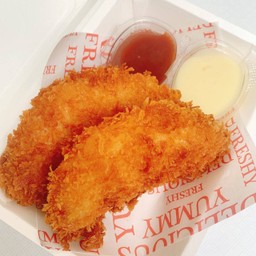 ไก่ทอดชุบเกล็ดขนมปัง (ไม่มีกระดูก)