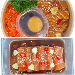 [เซตสุดฮิต] ข้าวหน้าแซลมอนดองซีอิ้วเกาหลี + แซลมอนดองซีอิ๊วเกาหลี