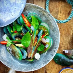 หอยแมลงภู่อบ