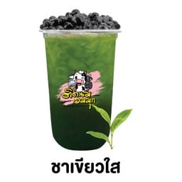 ชาเขียวใส(ฟรีไข่มุก)