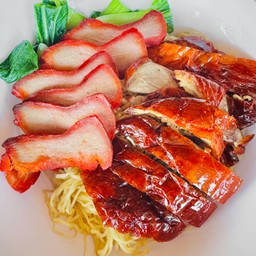 บะหมี่เป็ดย่าง-หมูแดง