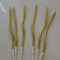 เทียนสไตล์เกาหลี สีทอง