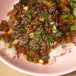 ข้าวราด เนื้อคั่วแจ๋ว แซ่บๆๆ