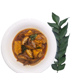 ไก่ใส่เห็ดในซอสเกรวี่