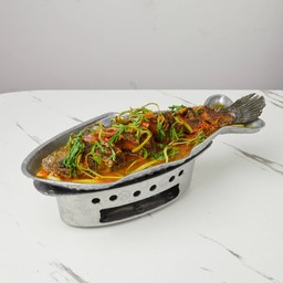 แกงส้มแป๊ะซะปลาช่อนทอด