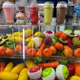 ฝรั่ง + บีทรูท + ส้ม + มะนาวปั่น