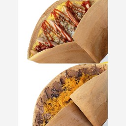 [เซตสุดฮิต] ไข่ไก่ + หมูสับ + ไส้กรอก + นูเทลล่า + ฝอยทอง