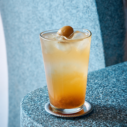 Iced Chinese Plum With Plum Jelly (น้ำบ๊วยจีนเจลลี่บ๊วย)
