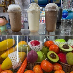 มะม่วง + มะพร้าว + นมสดปั่น