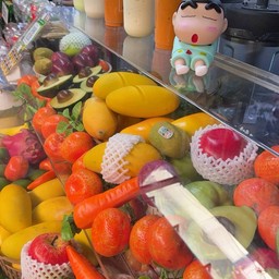 ชาเขียว + โอวัลติน + นมสดปั่น