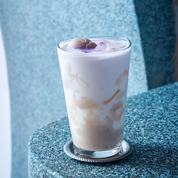 Iced Taro Fresh Milk (นมสดเผือก)