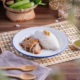 ข้าวแห้งไก่ตุ๋น