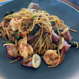 สปาเก็ตตี้ผัดขี้เมา(ทะเล)