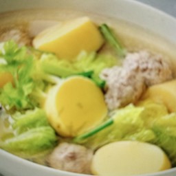 ต้มจืดเต้าหู้หมูสับผักกาดขาว