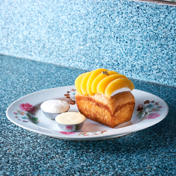 Cream Peach Toast โทสต์ครีมชีสลูกพีช