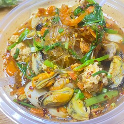 ยำวุ้นเส้นน้ำ (ไม่มีตีนไก่) พิเศษ