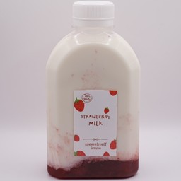 นมสดสตรอเบอร์รี่