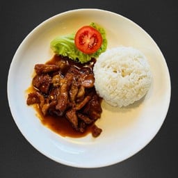 ข้าวหมูอบ    ไก่อบ     เนื้ออบ