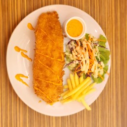 สเต็กปลาทอด