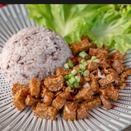 เทมเป้คั่วพริกเกลือ