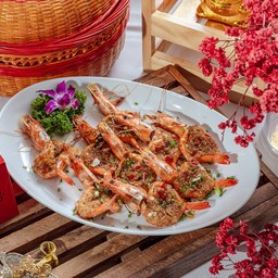 Roast Shrimps With Garlic