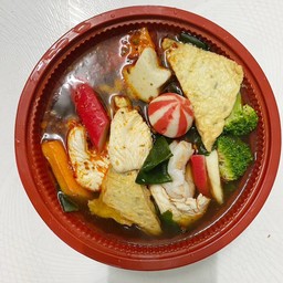 ชาบูซุปหม่าล่า+น้ำดำ