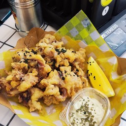 ปลาหมึกทอด