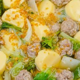 แกงจืดเต้าหู้หมูสับ