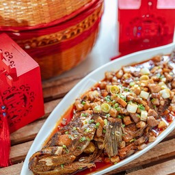 Chinese Style Braised Grouper