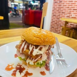 เบอร์เกอร์ไก่กรอบ