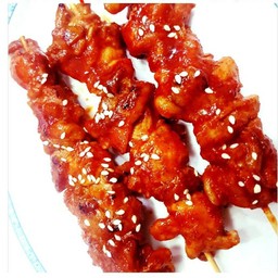 ไก่ย่าง ซอสเผ็ด