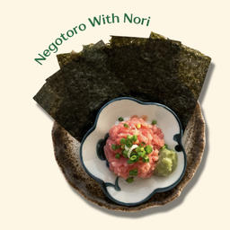 ทูน่าโทโร่สับ ทานคู่กับสาหร่าย