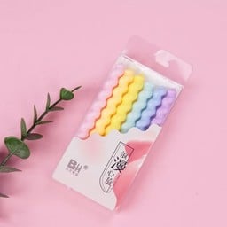 เทียนเกลียวสีพาสเทล