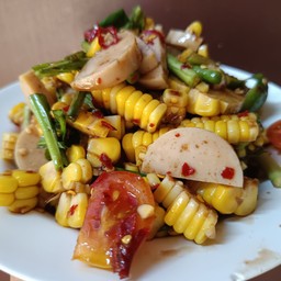 ตำข้าวโพดหมูยอ