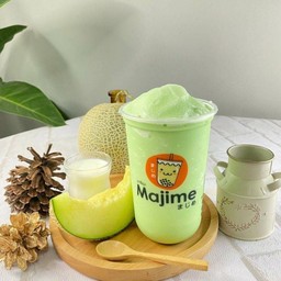 นมสดแคนตาลูปปั่น