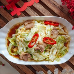 Stir Fried Shredded Cabbage With Pork Belly