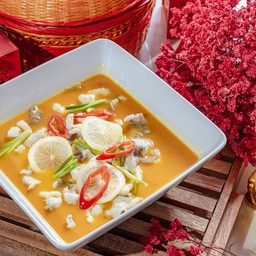 Grouper With Pickled Mustard Greens