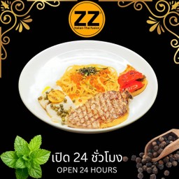 1600สเต็กวากิวสันนอก+ปลากระพงซ้อสมูเนียร์