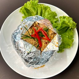 ห่อหมกทะเลผัดแห้ง