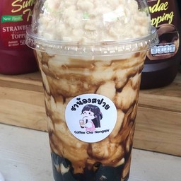 นมสดบราวน์ชูการ์ปั่น