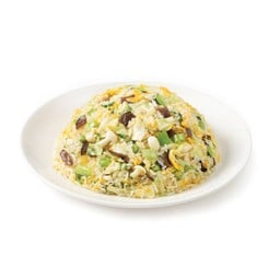 ข้าวผัดไข่ผักสามสี