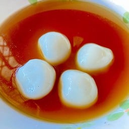 บัวลอยน้ำขิง ( ไส้งาดำลาวา )