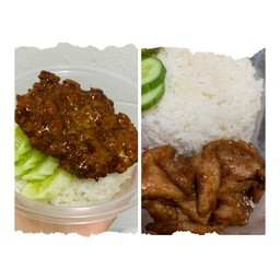 ชุด หมูทอดโบราณ 1 หมูทอดก้อนแบน 1